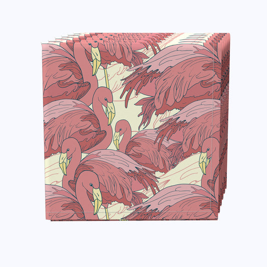 Pink Flamingos Napkins