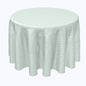 Pinstripes, Celadon & White Rounds