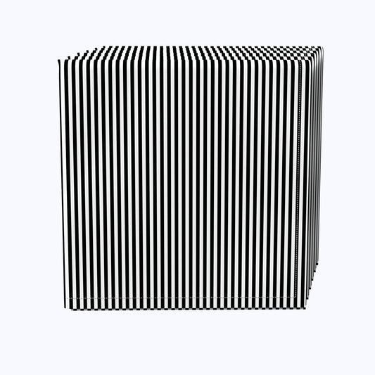 Pinstripes, Black & White Napkins