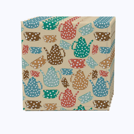Polka Dot Tea Time Napkins