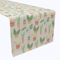 Potted Plants Table Runners