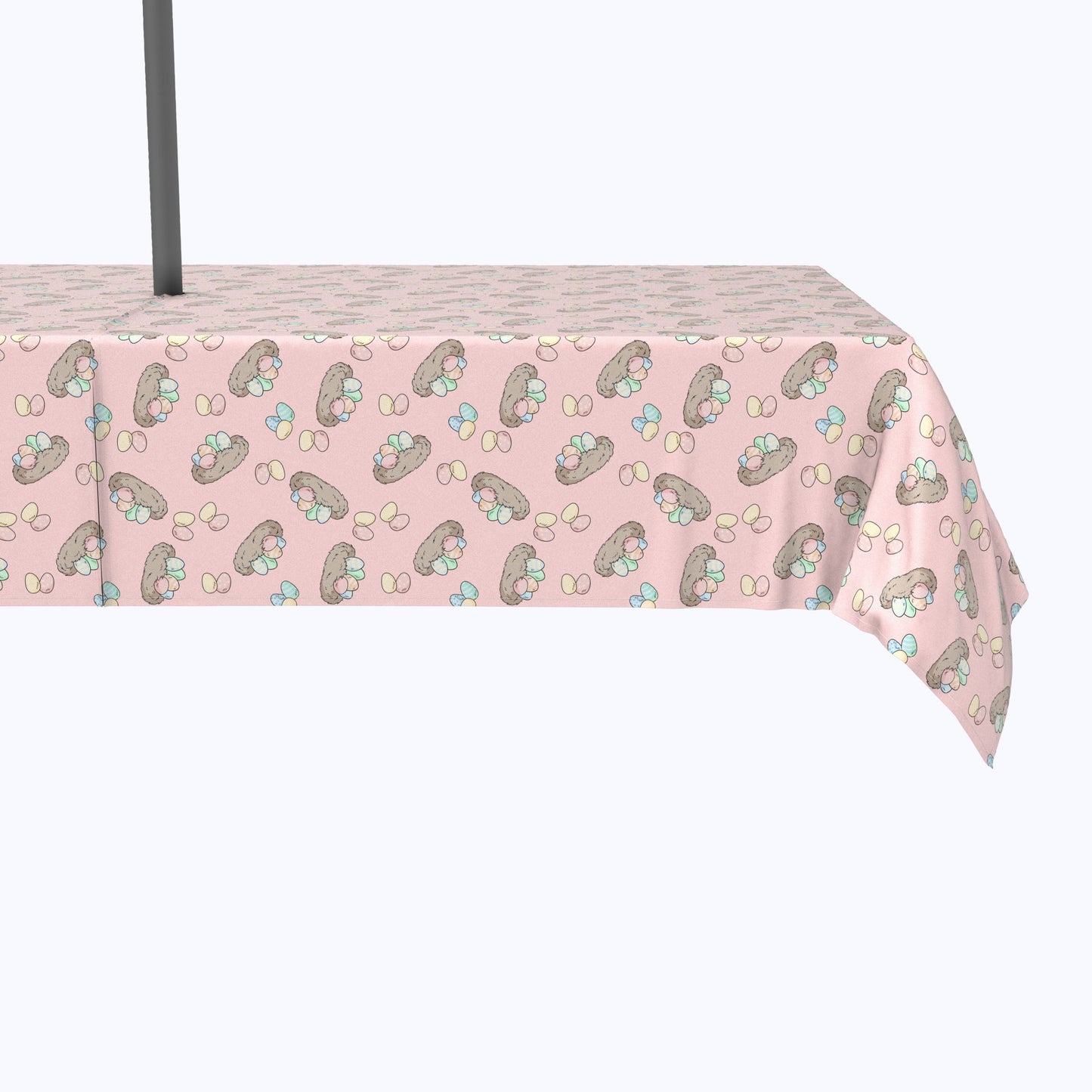 Pretty Pastel Egg Nests Outdoor Rectangles