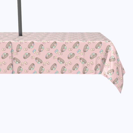 Pretty Pastel Egg Nests Outdoor Rectangles