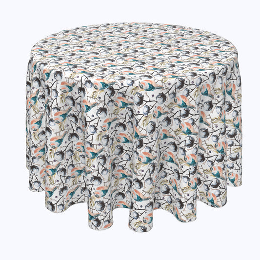 Pretty Bird in Branches Round Tablecloths