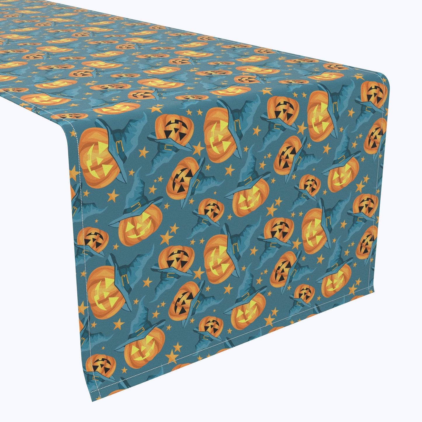 Pumpkin Witch Hat and Stars Runners