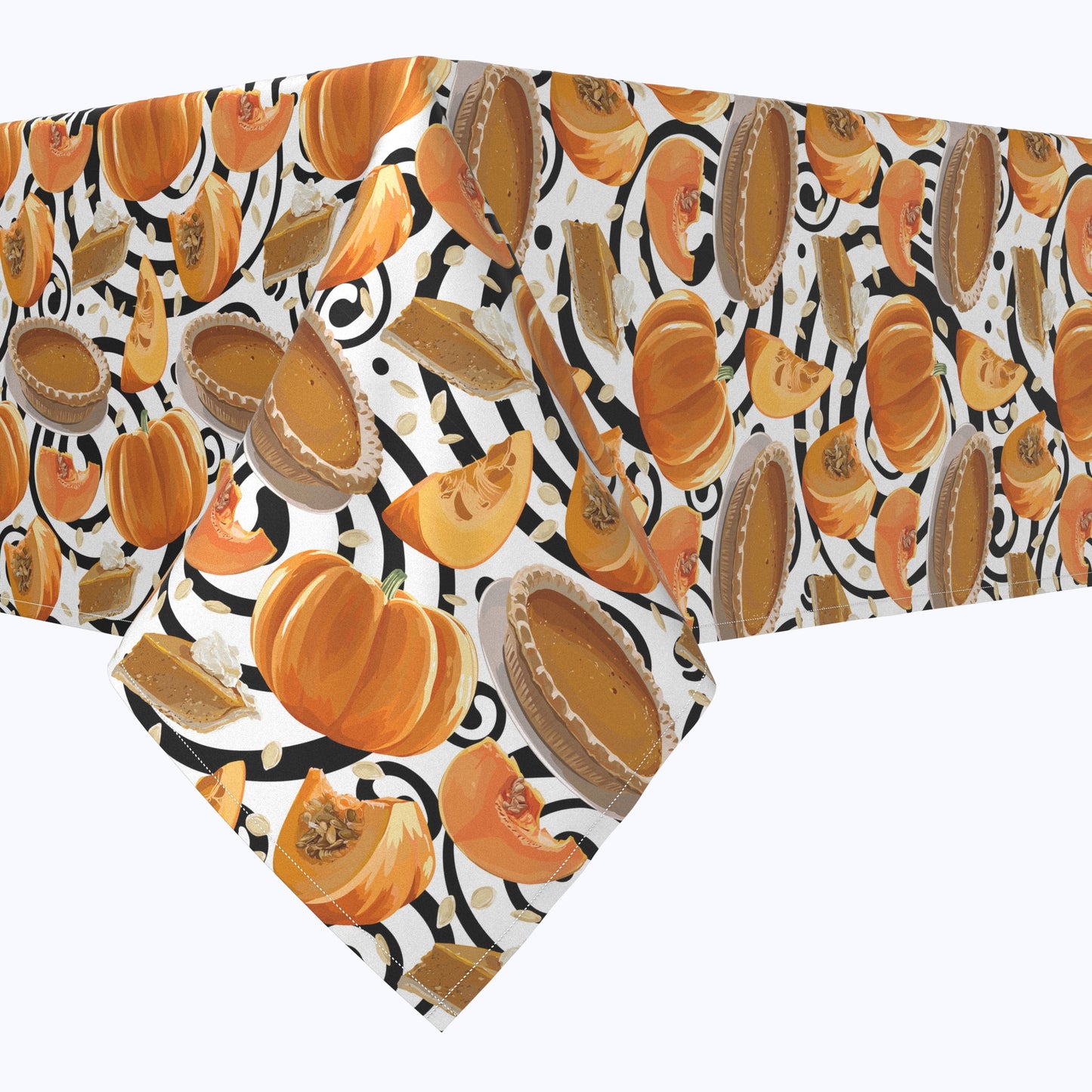 Pumpkin Pie Square Tablecloths