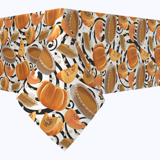 Pumpkin Pie Square Tablecloths