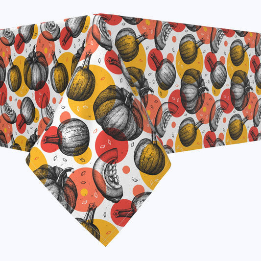 Pumpkins and Autumn Dots Rectangles