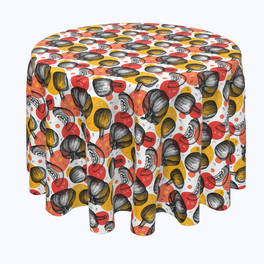 Pumpkins and Autumn Dots Rounds