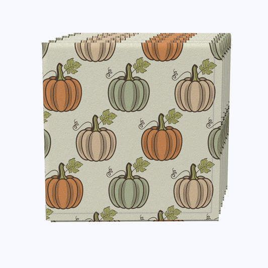 Pumpkins off The Vines Cotton Napkins