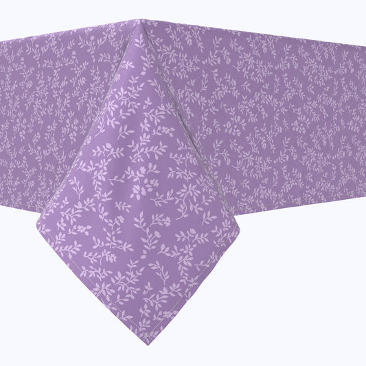 Purple Vines Cotton Rectangles