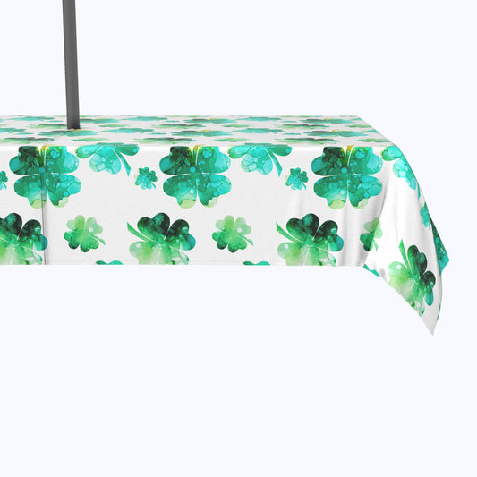 Rain Drop Clovers Outdoor Rectangles