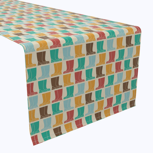 Rainboots Table Runners