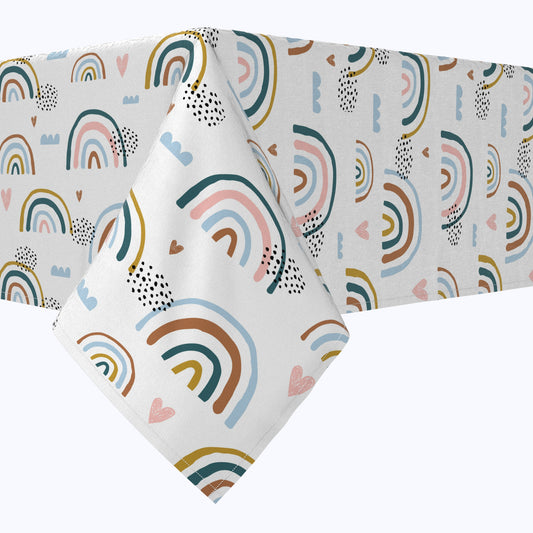 Rainbows & Hearts Tablecloths