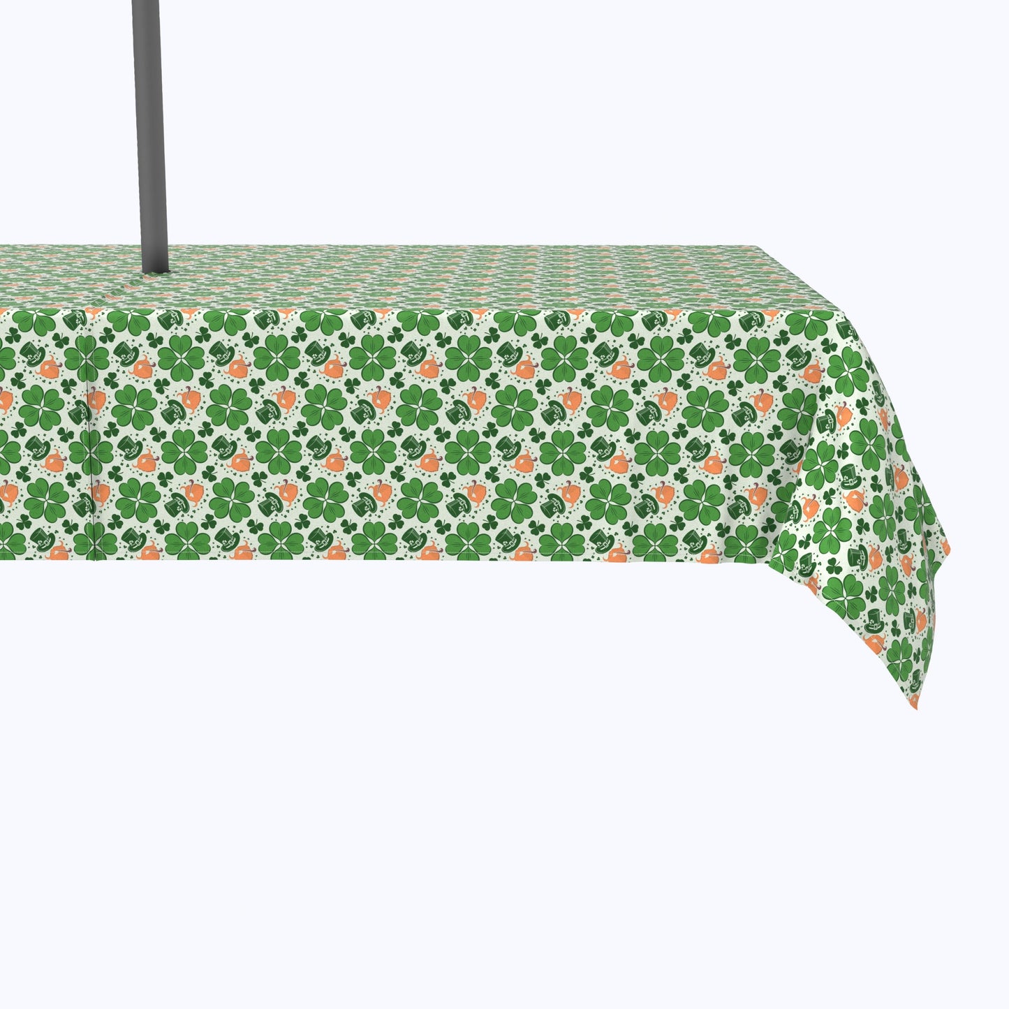 Red Beard Leprechaun and Pipe Outdoor Rectangles