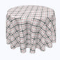 Red & Black Fashion Plaid Rounds