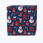 Red Christmas Symbols Cotton Napkins