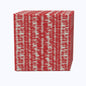 Red Ikat Design Napkins