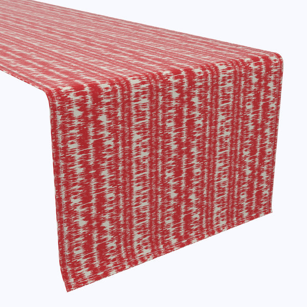 Red Ikat Design Table Runners