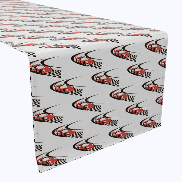 Red Speed Racer Table Runners