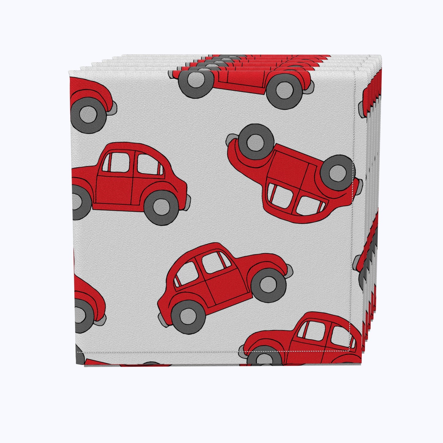 Red Vintage Cars Napkins