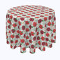 Red & White Rose Sketches Rounds