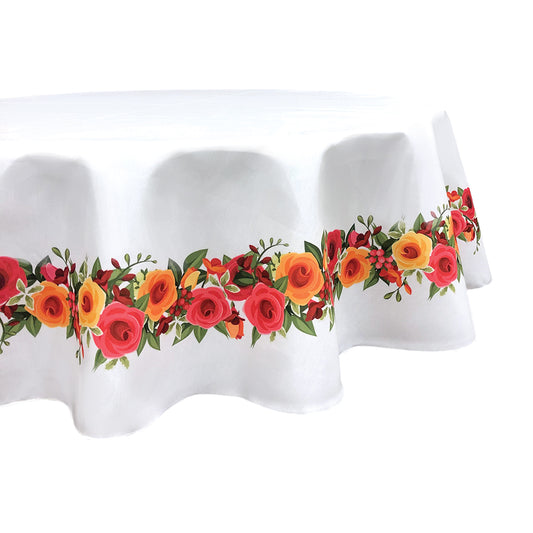 Red and Yellow Roses Garland Rounds