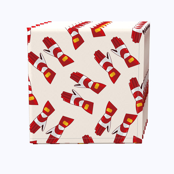 Red Racing Gloves Napkins