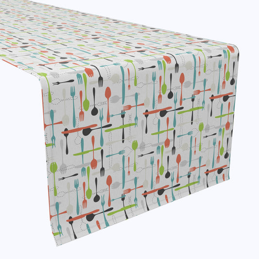 Retro Kitchen Cutlery Table Runners