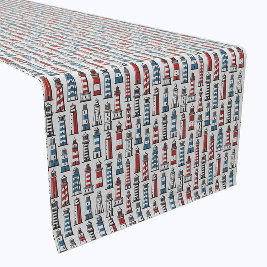 Retro Lighthouses Table Runners