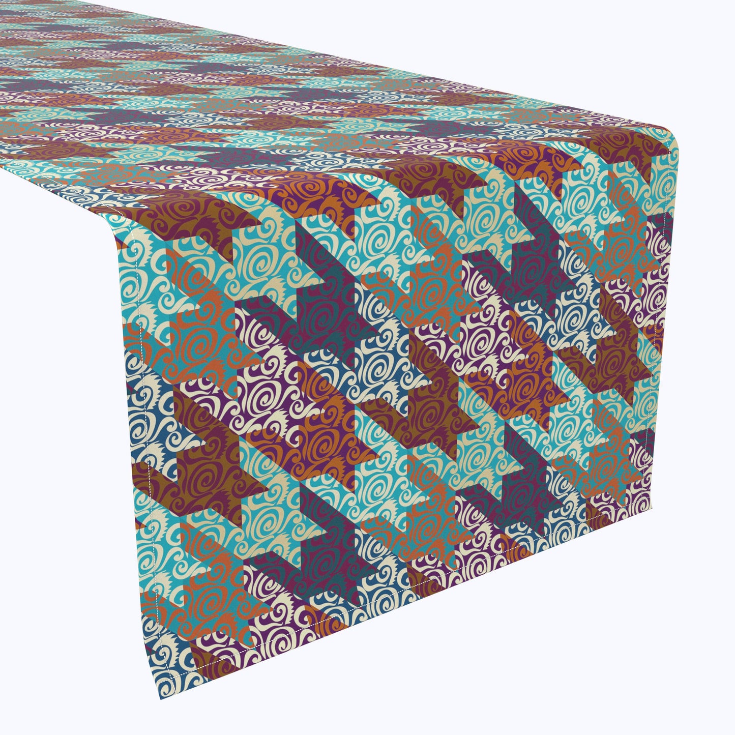 Retro Patchwork Houndstooth Runners