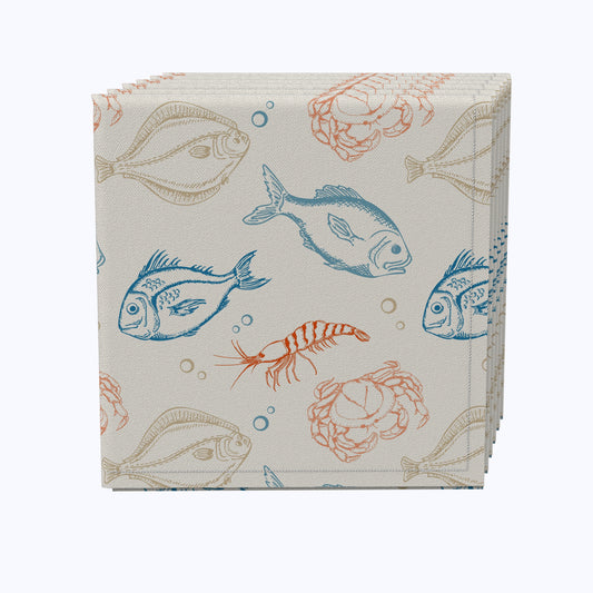 Retro Sea Napkins