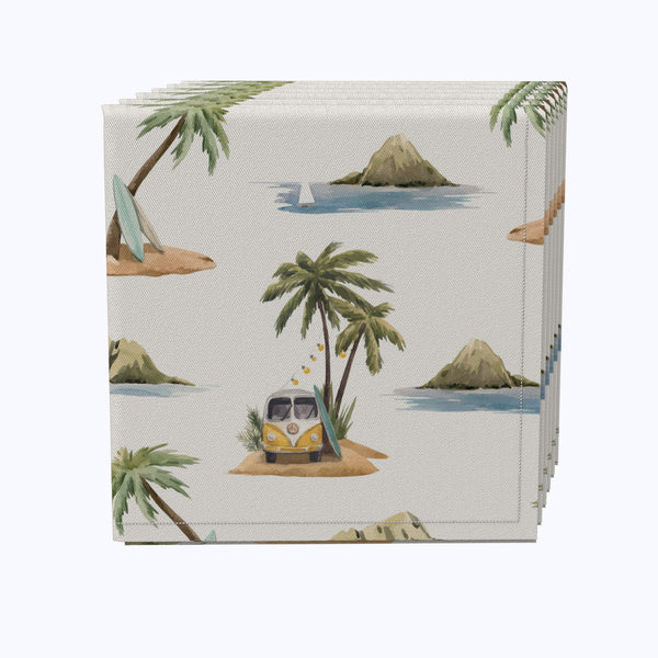 Retro Surf Napkins