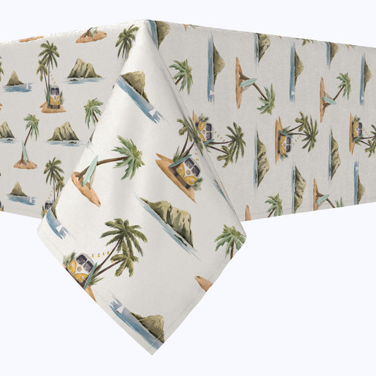 Retro Surf Cotton Rectangles