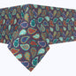 Retro Swirls Patchwork Rectangles