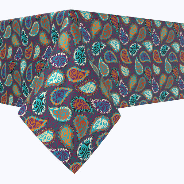 Retro Swirls Patchwork Rectangles