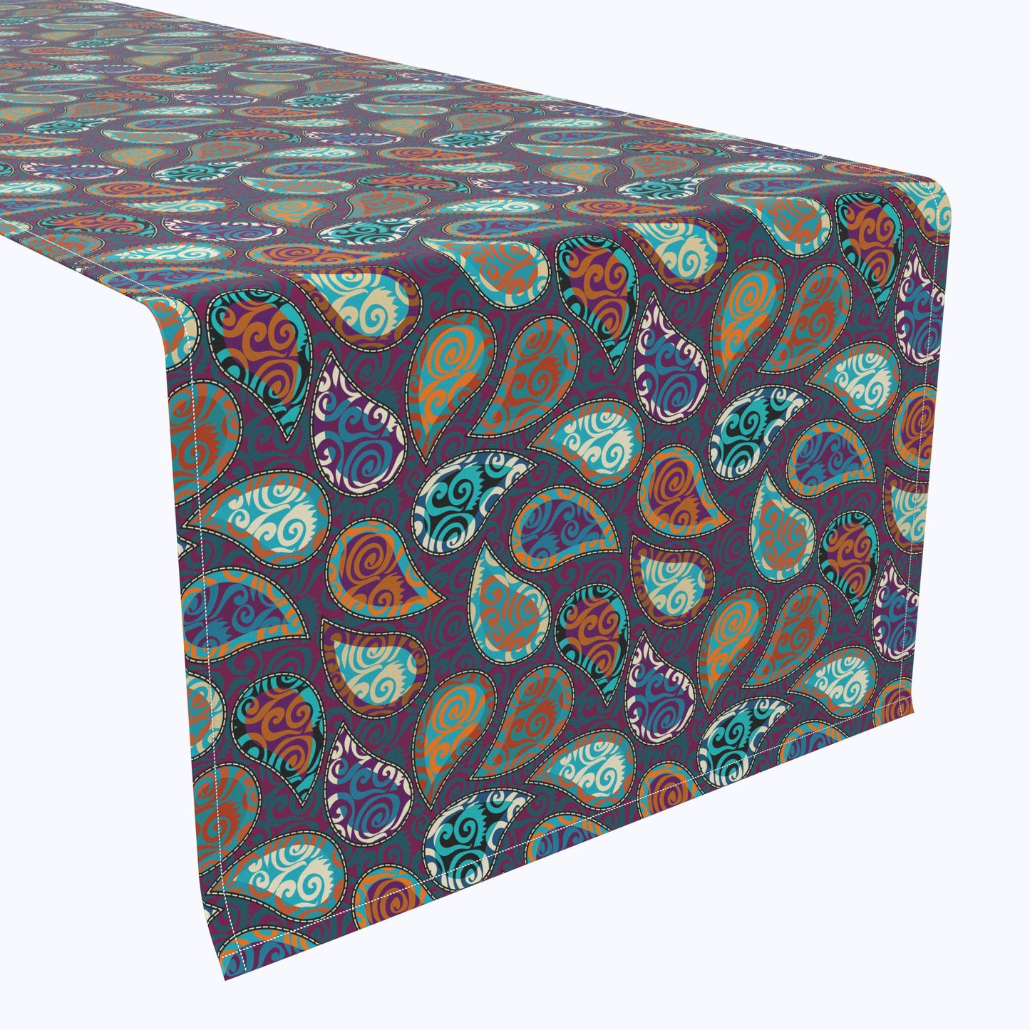 Retro Swirls Patchwork Runners