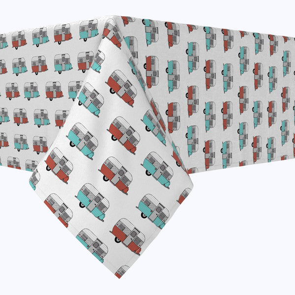 Retro Trailer Camper Tablecloths