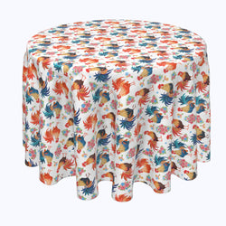 Rise & Shine Roosters Round Tablecloths