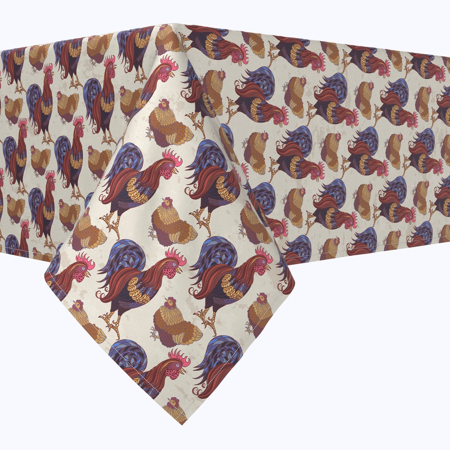Rooster and Chicken Friends Rectangles