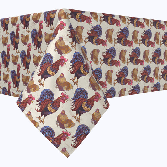 Rooster and Chicken Friends Squares