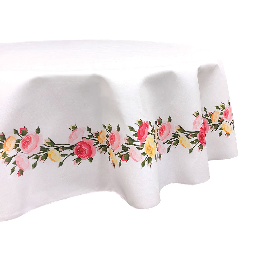 Roses in Bloom Garland Rounds