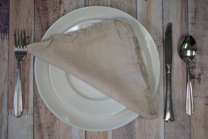 Duchess Ruffle Napkins 17 x 17 (4 pack)