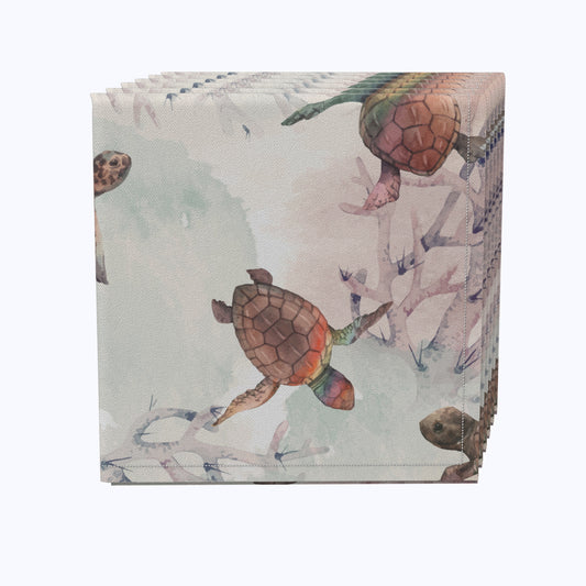 Sea Turtle Watercolor Napkins