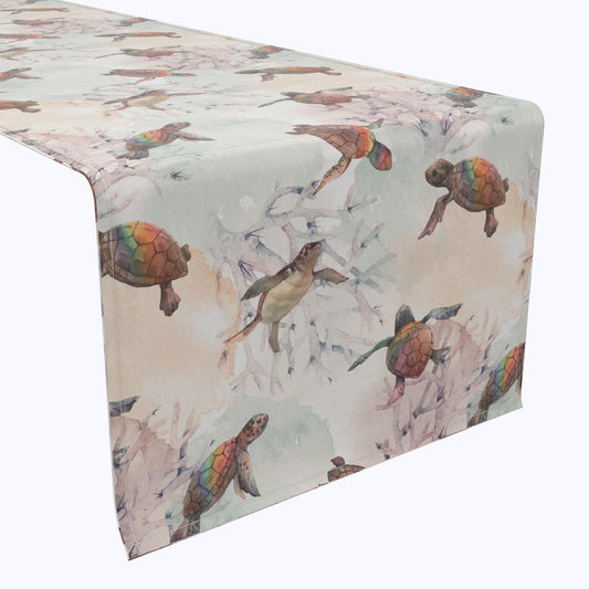 Sea Turtle Watercolor Table Runners