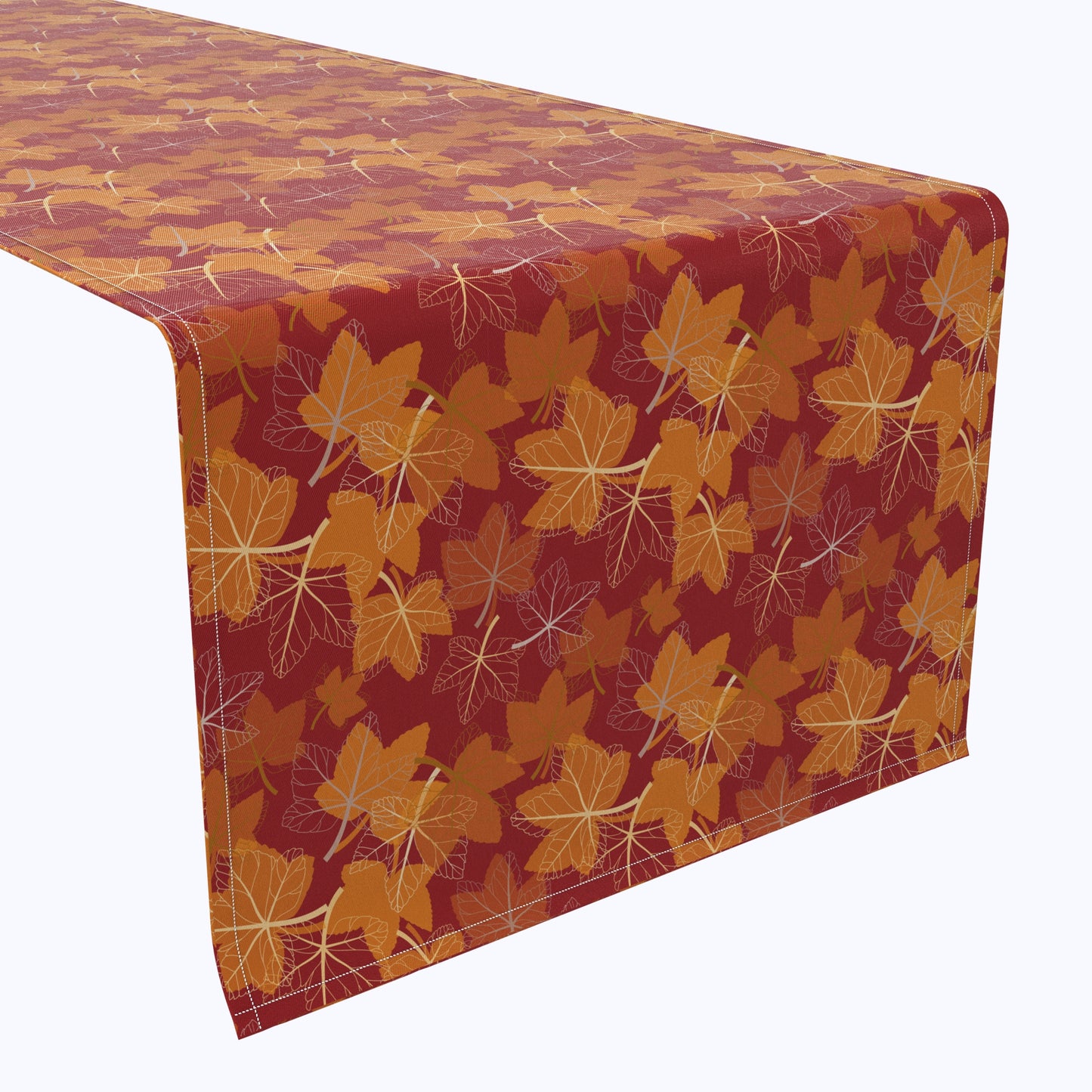 Seasonal Fall Leaves Cotton Table Runners