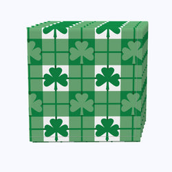 Shamrock Check Napkins