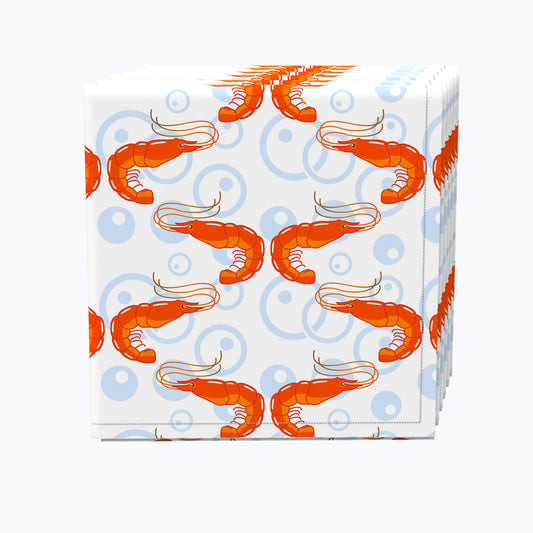 Shrimp & Bubbles Napkins