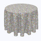 Silver 3D Paisley Rounds