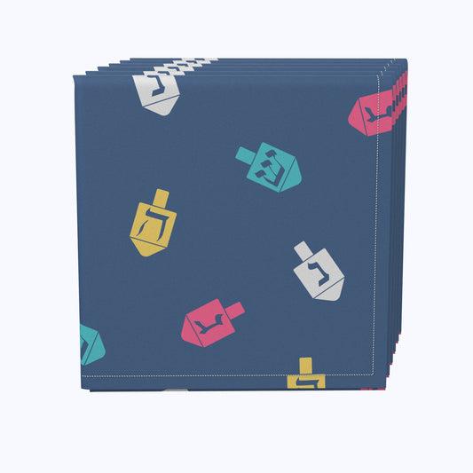 Simple Dreidel Toss Napkins
